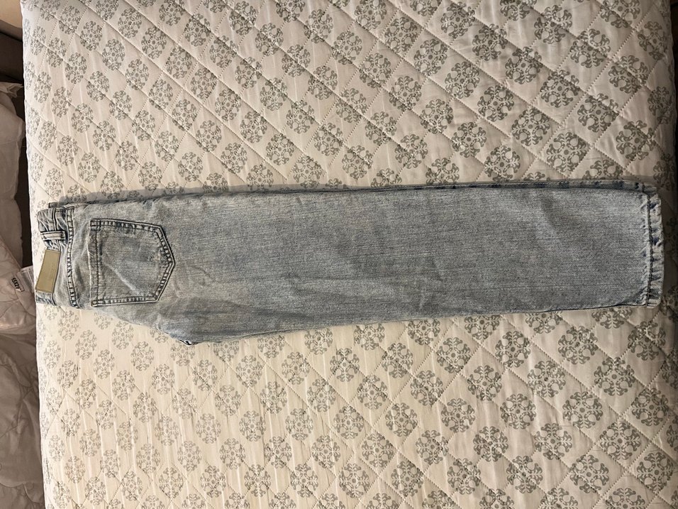 Stradivarius Gri Kadın Denim Bol Kesim Jean - Görsel 2