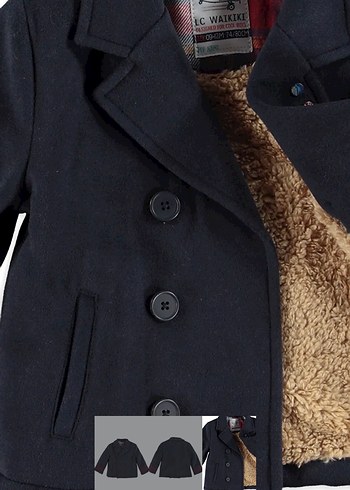 Erkek Çocuk Lacivert Düğmeli Ceket - Görsel 6