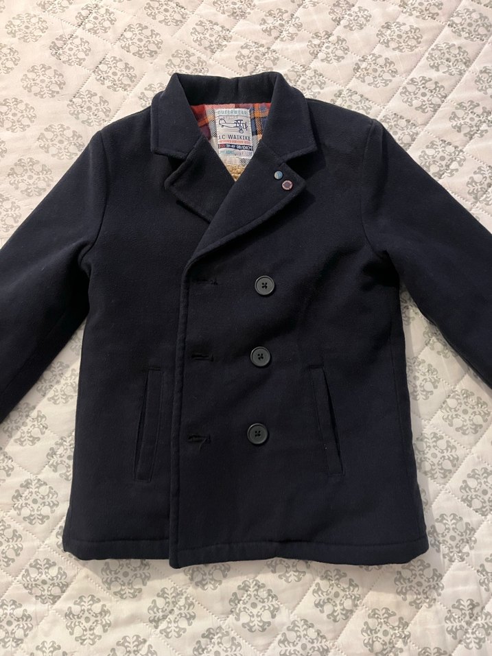 Erkek Çocuk Lacivert Düğmeli Ceket - Görsel 2