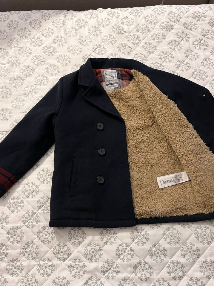 Erkek Çocuk Lacivert Düğmeli Ceket - Görsel 3