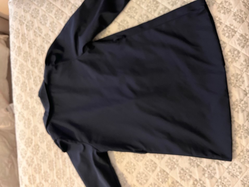 Civil 
Düğmeli Lacivert Midi çocuk Trençkot - Görsel 4