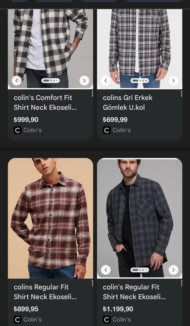 Colins 
Düğmeli Gömlek, Kısa Kollu, Salaş Kesim - Görsel 5