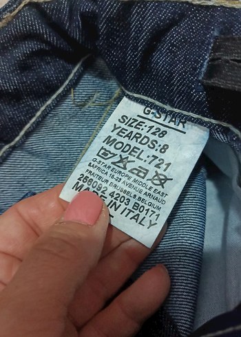 Lacivert Mini Capri Kot Pantolon - Görsel 2