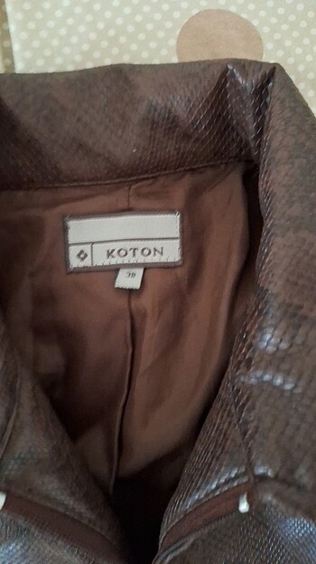 38 Beden Vintage deri ceket 