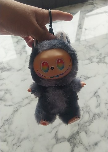 Fisher Price Gri Yumuşak Peluş Oyuncak Anahtarlık