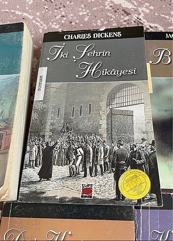 iki şehrin hikayesi kitabı