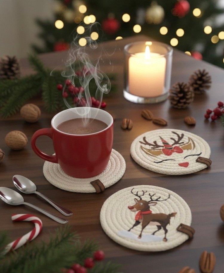 4 lü Bardak Altlığı - Görsel 2