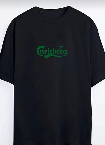 Calsberg baskılı Oversize Tshirt