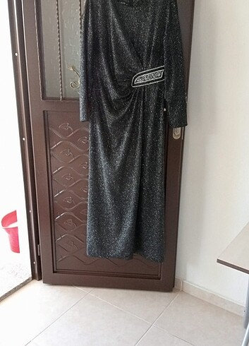 Şık düğün nişan tesettür elbise 