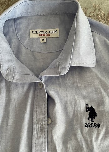 s Beden Açık Mavi Kısa Kollu Polo Gömlek