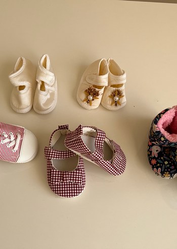 Kız Bebek İlk Adım Ayakkabısı Seti - Görsel 9