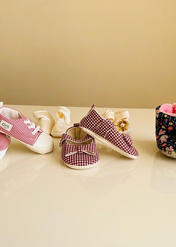 Kız Bebek İlk Adım Ayakkabısı Seti - Görsel 7