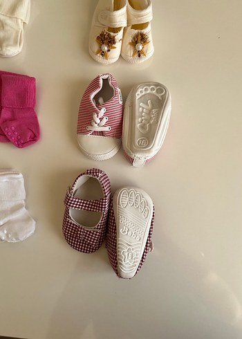 Kız Bebek İlk Adım Ayakkabısı Seti - Görsel 2