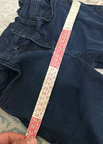 diğer Beden Erkek çocuk Mavi Elastik Kumaşlı Slim Denim Pantolon