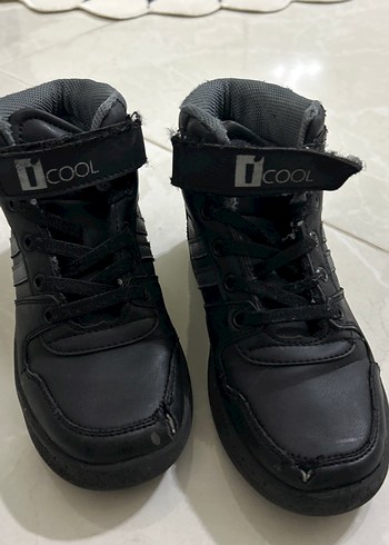 Cool Club Erkek Çocuk Siyah Cırtlı Spor bot