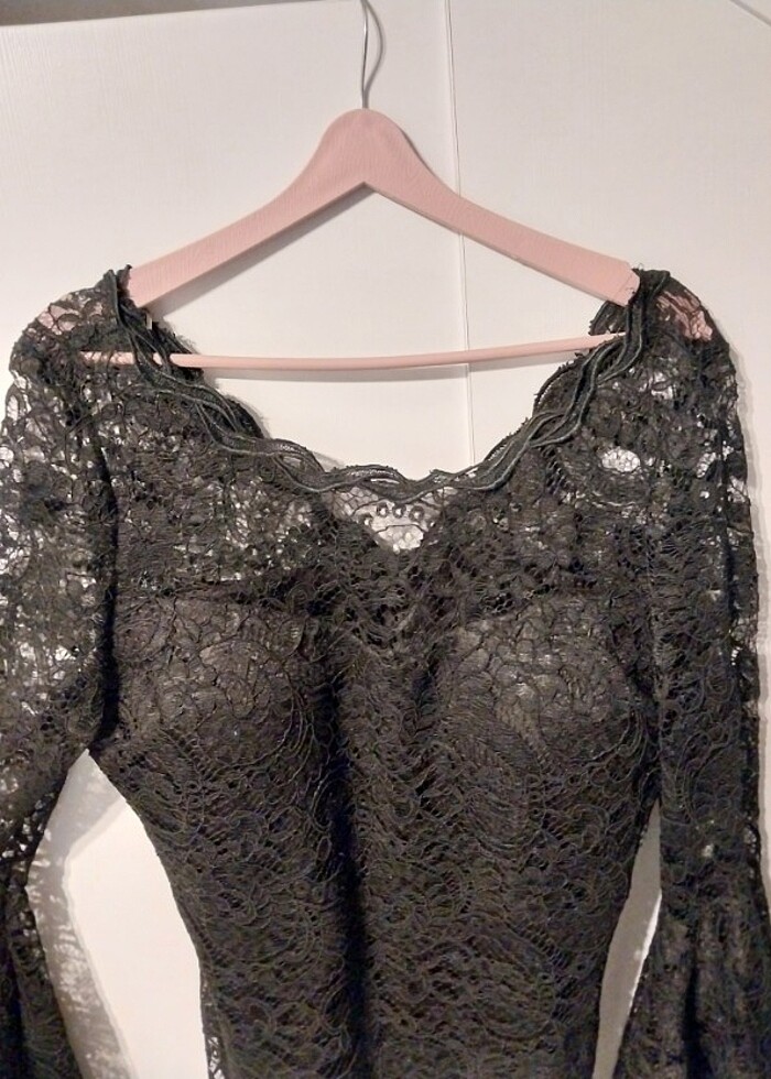 Dantelli  Elbise - Görsel 2