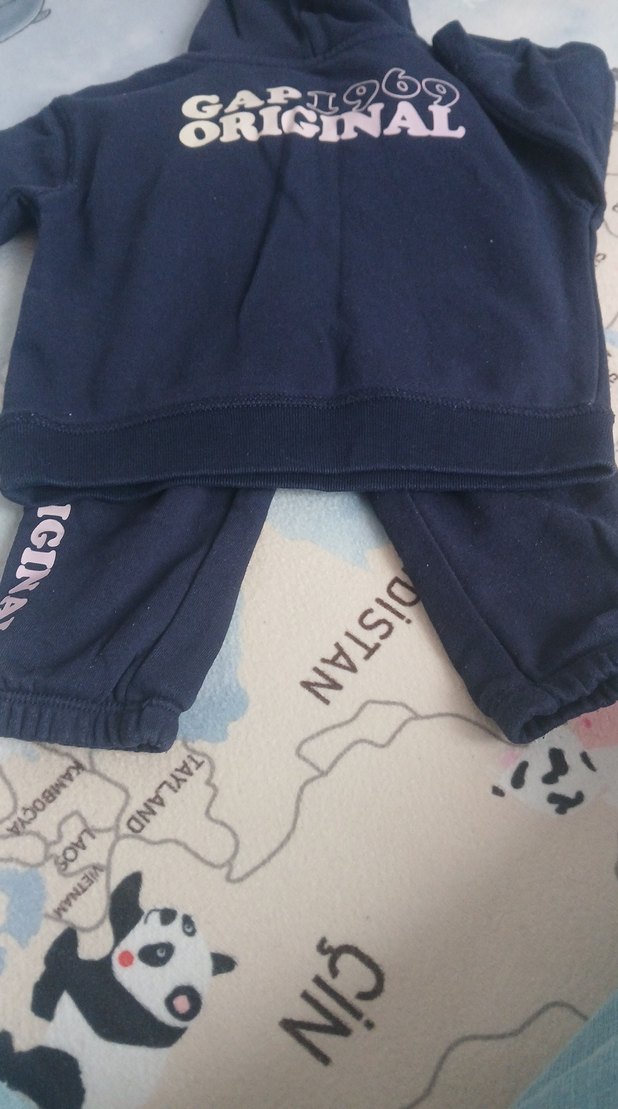 Erkek Çocuk Lacivert Kapüşonlu Sweatshirt - Görsel 4