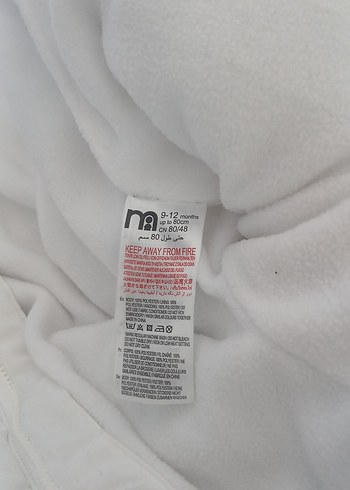 Beyaz Polarlı Nakışlı astronot tulum - Görsel 5