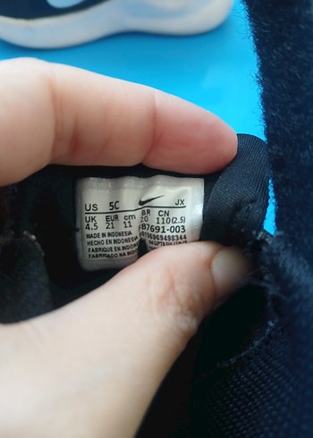 Nike Erkek Çocuk Siyah Gri Spor Ayakkabı - Görsel 5