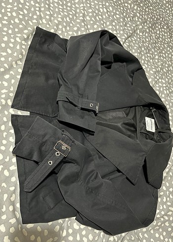 Zara Bershka kısa trençkot