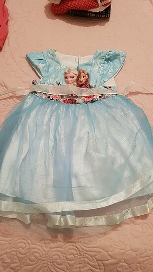 Kiz cocuk elsa elbise