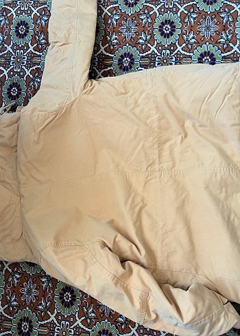 Bej Fermuarlı Kadın Midi Ceket - Görsel 3