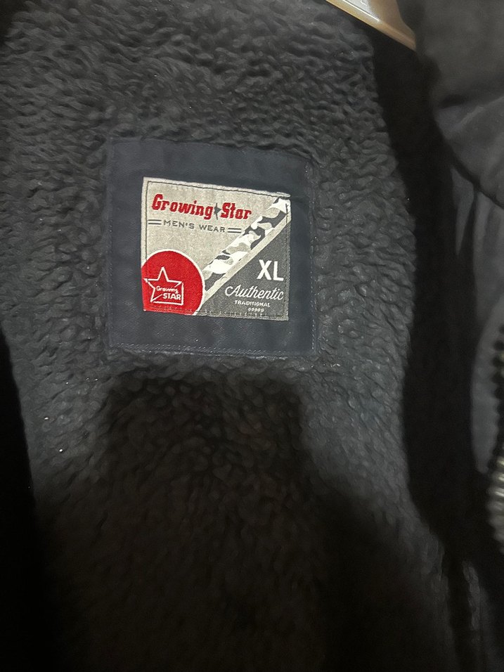 Kürklü Siyah erkek  Mont - Görsel 3