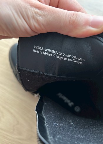 Siyah Bağcıklı bayan bot - Görsel 3