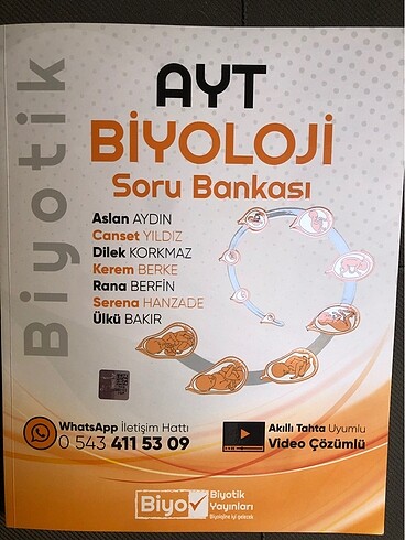 Ayt Biyoloji Soru Bankası
