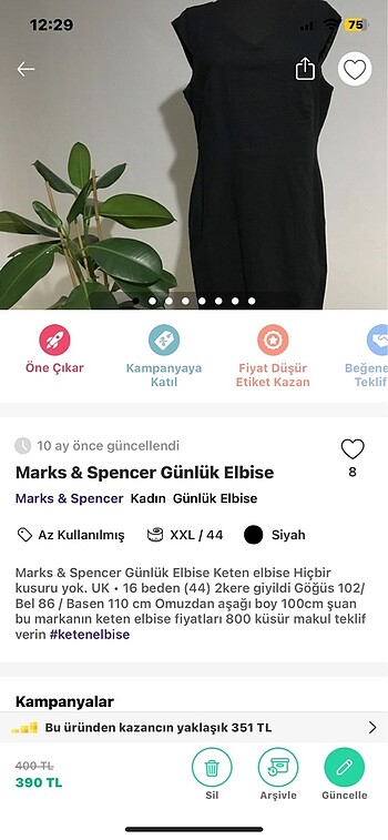 Marks & Spencer Marks & Spencer Günlük Elbise