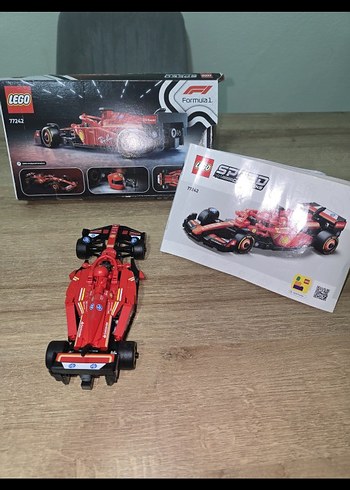 Kırmızı Lego Formula 1 Yarış Arabası - Görsel 4