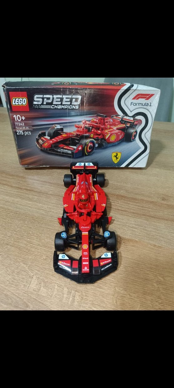 Kırmızı Lego Formula 1 Yarış Arabası - Görsel 2