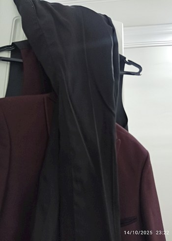 Bordo Erkek Klasik Kesim Takım Elbise - Görsel 3