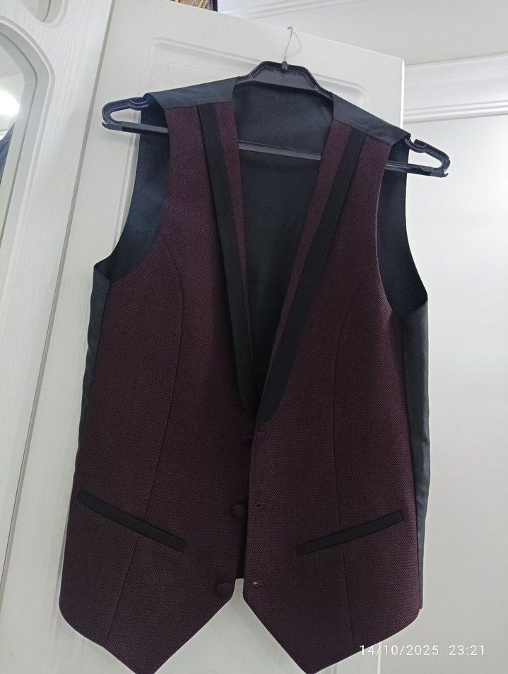 Bordo Erkek Klasik Kesim Takım Elbise - Görsel 2