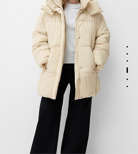 Bershka Bershka kapşonlu mont