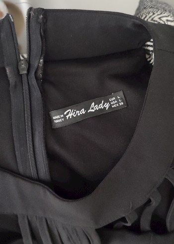 Siyah Uzun V Yaka Strappy Gotik Elbise - Görsel 3