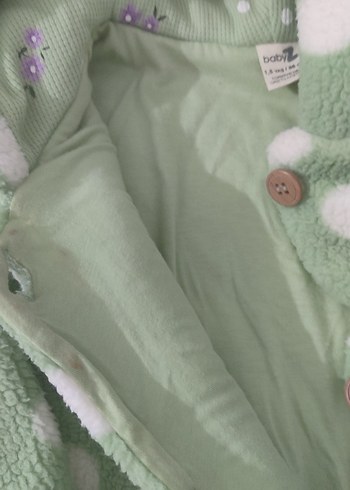 Kızlar için Yeşil Puantiyeli tulum - Görsel 4