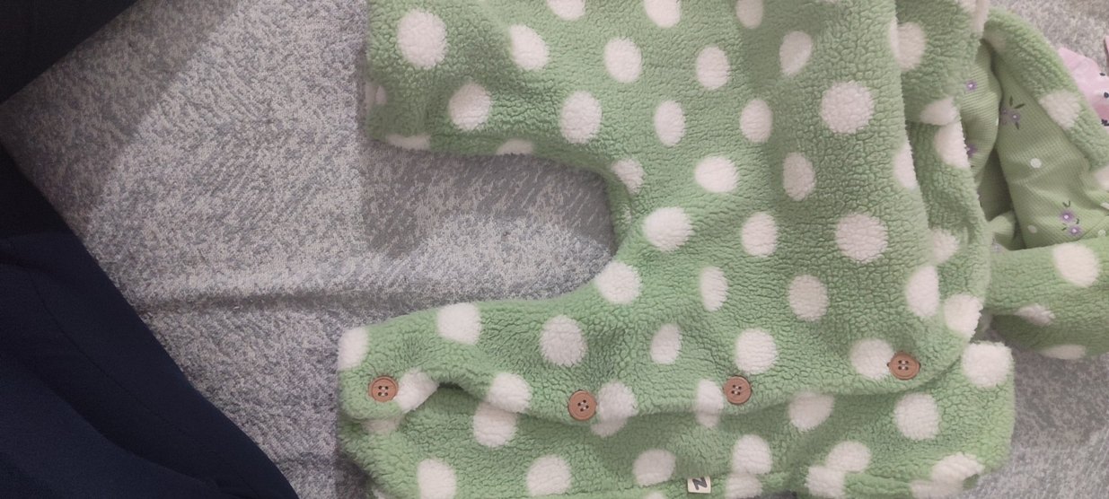 Kızlar için Yeşil Puantiyeli tulum - Görsel 3