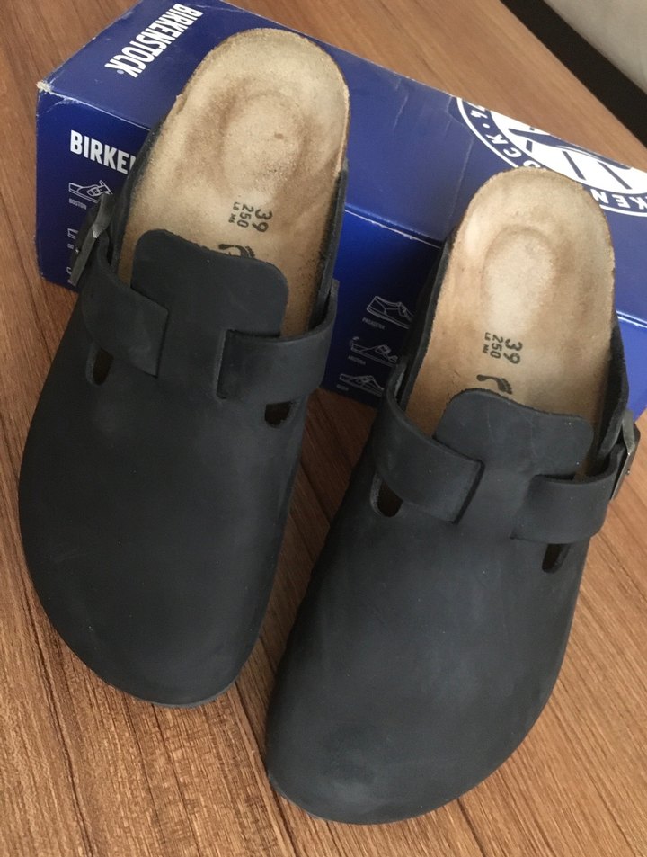 Birkenstock-Boston Leoi Kapalı Terlik - Görsel 3