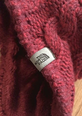 North Face-Bordo Kulaklıklı Bere - Görsel 4