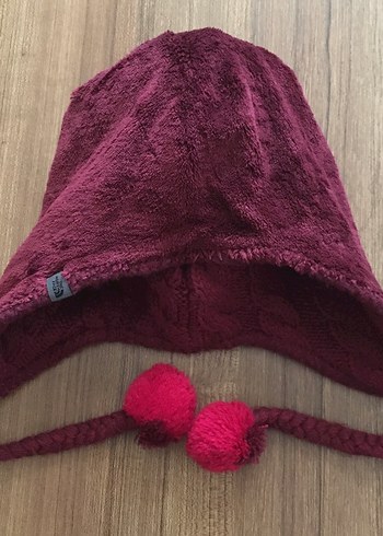 North Face-Bordo Kulaklıklı Bere - Görsel 7