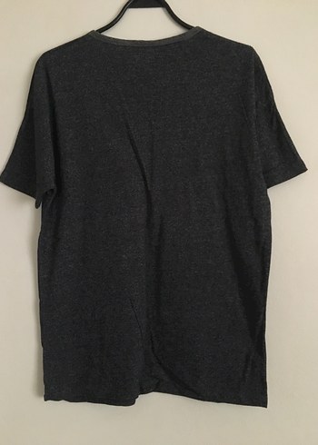 Pull&Bear-Yazılı,füme rengi tişört (Erkek) - Görsel 2