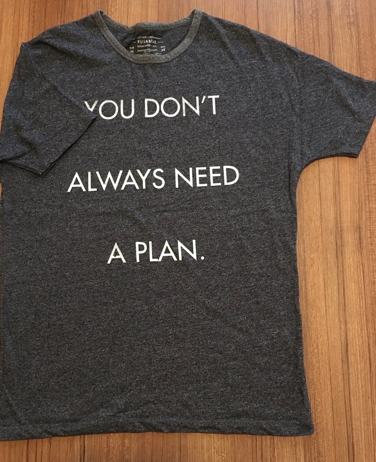 Pull&Bear-Yazılı,füme rengi tişört (Erkek) - Görsel 3