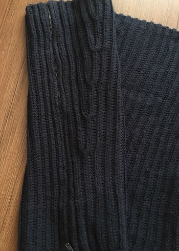 Tchibo-Fermuarlı,lacivert,örgü boyunluk - Görsel 2