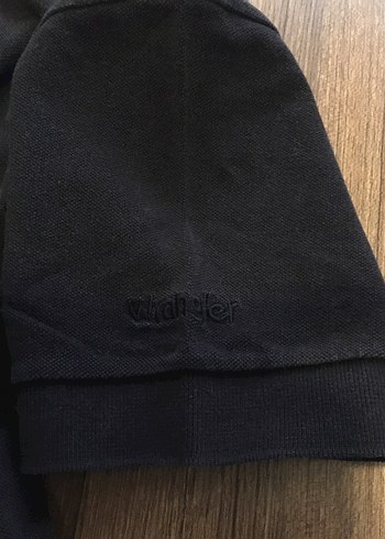Wrangler-Erkek Siyah Kısa Kollu Polo Tişört - Görsel 6