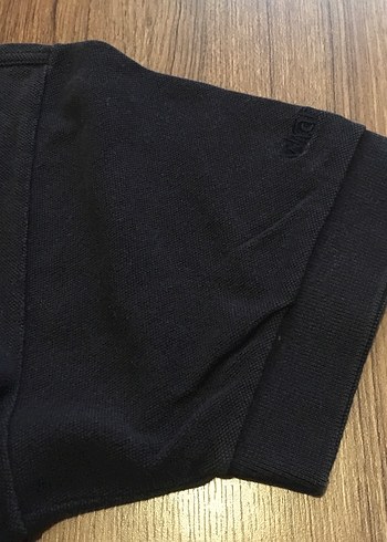 Wrangler-Erkek Siyah Kısa Kollu Polo Tişört - Görsel 5