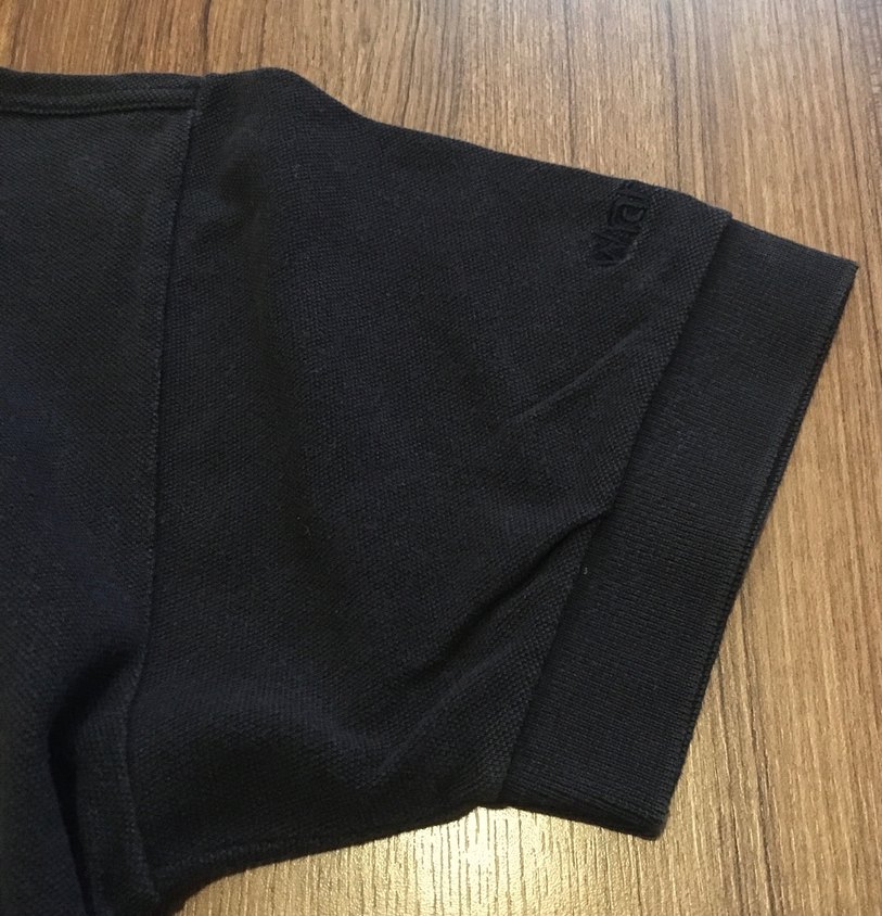 Wrangler-Erkek Siyah Kısa Kollu Polo Tişört - Görsel 5