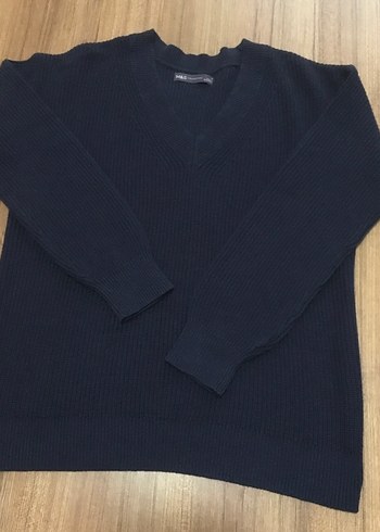 Marks & Spencer Lacivert V Yaka Kazak