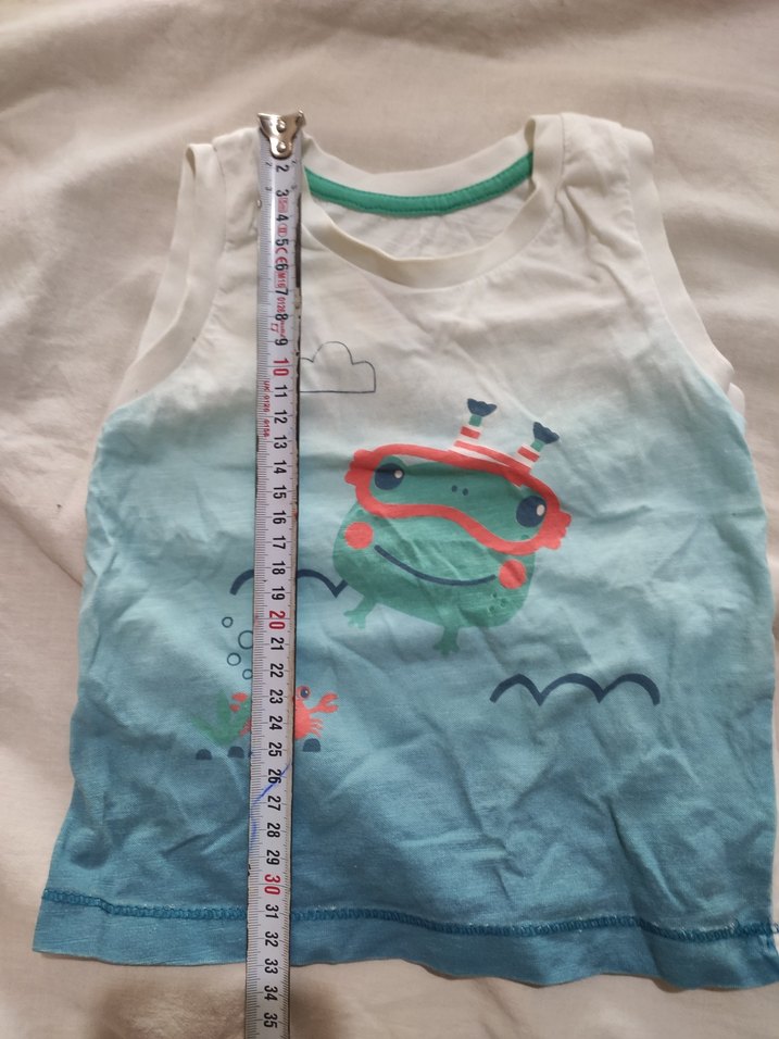 Mavi Baskılı Erkek Çocuk Atlet - Görsel 2