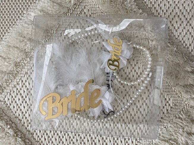 Bride Yazılı Gelin Aksesuarı